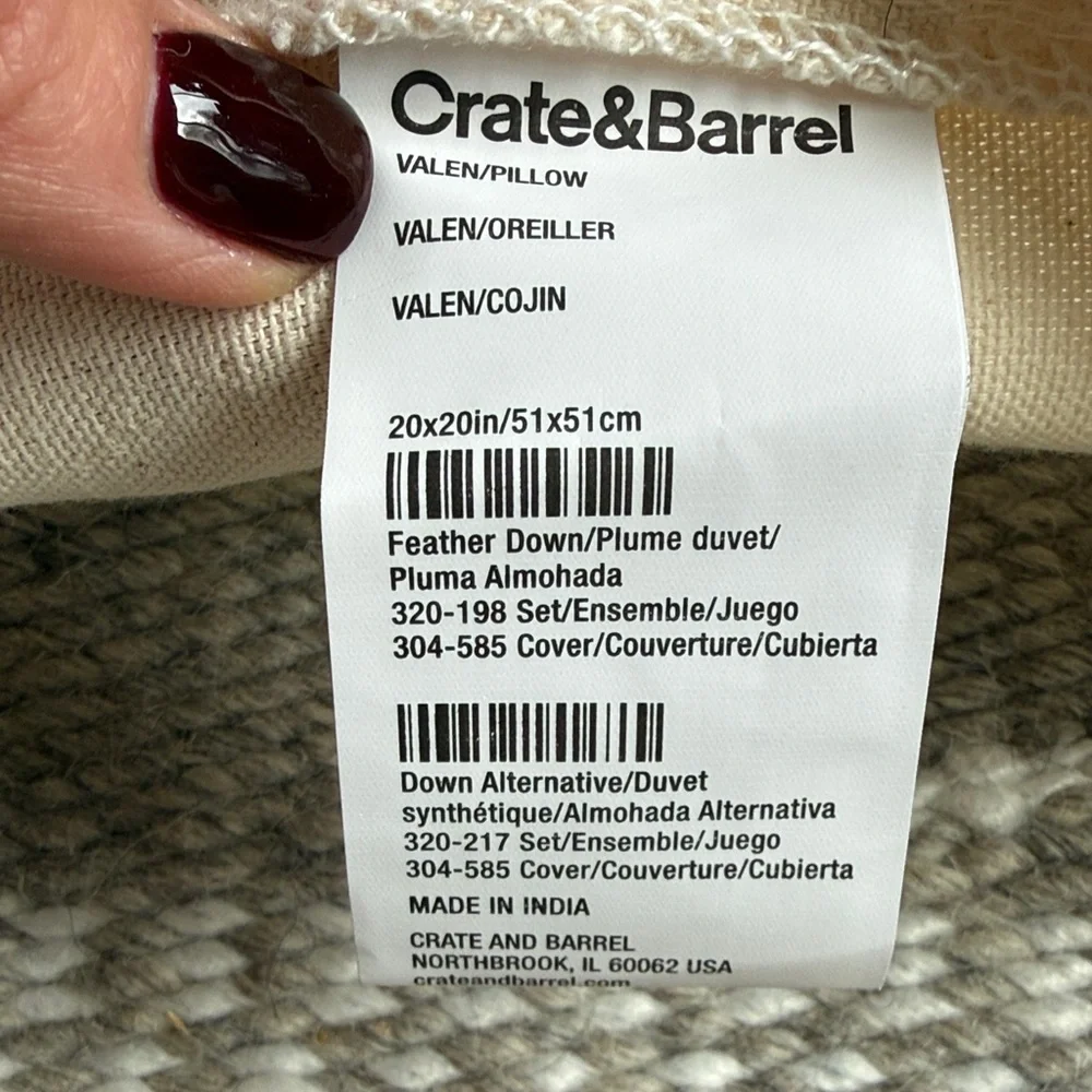 Crate&Barrel set two
